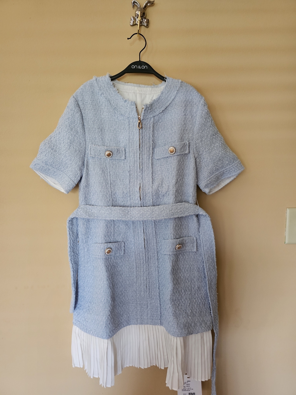 Women blue dress M